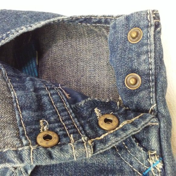2011 Osh Kosh B'Gosh Genuine Baby Overalls Infant Baby -6M Metal Snaps Braces - Picture 7 of 10